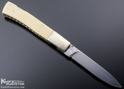 Bill King Custom Knife Jeweled Titanium with Walrus Lockback - Image 3