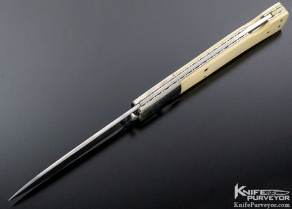 Bill King Custom Knife Jeweled Titanium with Walrus Lockback - Image 8
