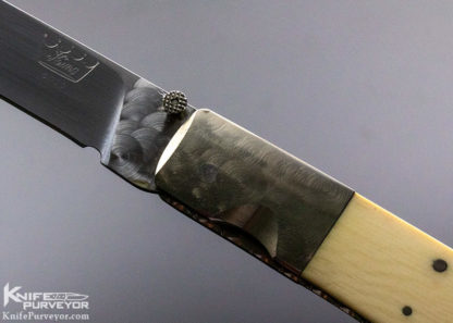 Bill King Custom Knife Jeweled Titanium with Walrus Lockback - Image 5