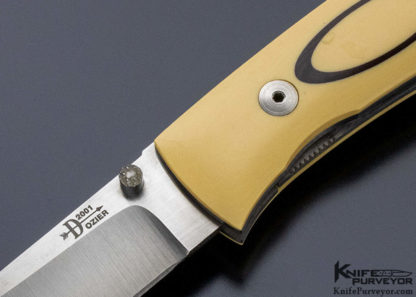 Bob Dozier Custom Knife 2001 G-10 Linerlock - Image 3
