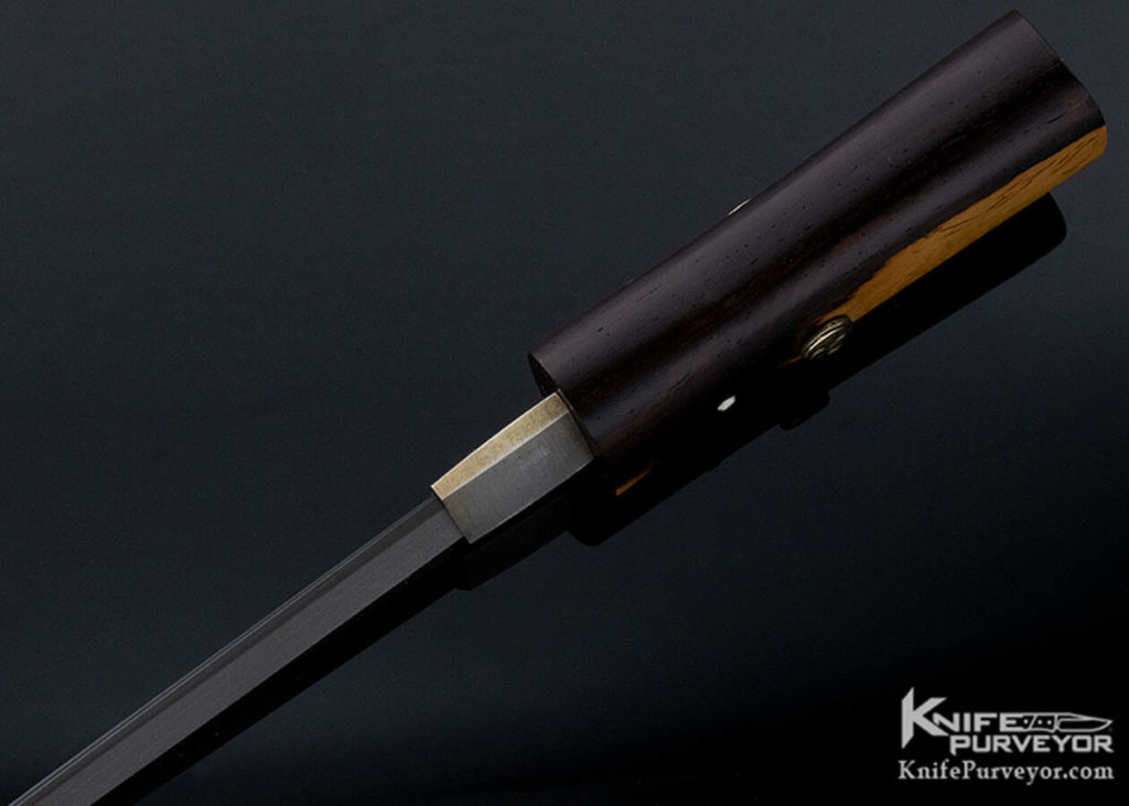 Bob Engnath Custom Knife Traditional Japanese Take Down Cocobolo with
