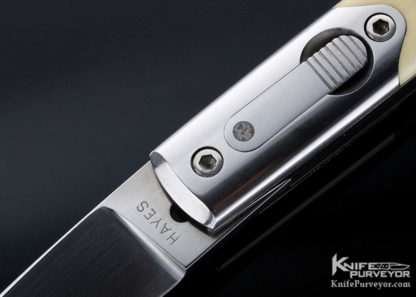 Bob Hayes Custom Knife Mammoth Lever Lock Front Flipper - Image 8