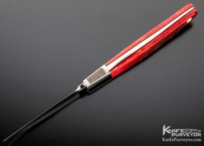 Bob Loveless Custom Knife Riverside #314 Red Jigged Bone City Knife - Image 7