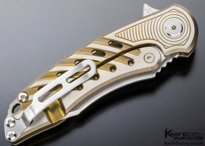 Brian Nadeau Custom Knife Titanium Cyclone Flipper - Image 6
