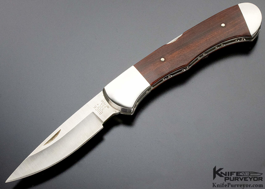 Buck Knife Custom Knife Cocobolo Wood Model 532 Lockback Knife Purveyor
