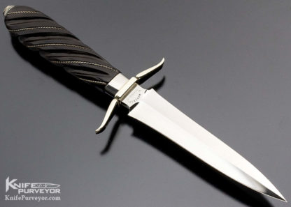 Buster Warenski Custom Knife Fluted Dagger - Image 3