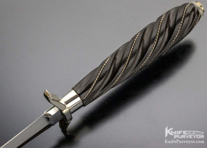 Buster Warenski Custom Knife Fluted Dagger - Image 5