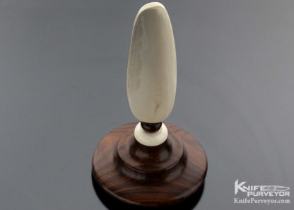 Charles Conner III Scrimshaw "Blue Heron in Water" on Stand - Image 4