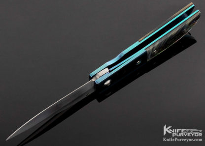 Charlie Morris Custom Knife Abalone linerlock - Image 8