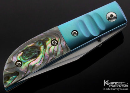 Charlie Morris Custom Knife Abalone linerlock - Image 5