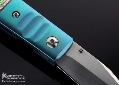 Charlie Morris Custom Knife Abalone linerlock - Image 7