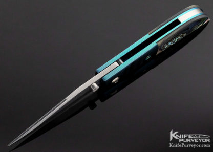 Charlie Morris Custom Knife Abalone linerlock