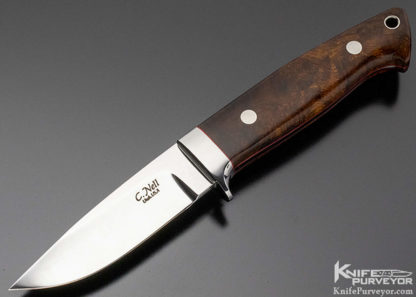 Chad Nell Custom Knife Ironwood Drop Point Hunter - Image 2