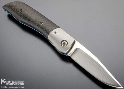 Charles Marlowe Custom Knife One Off Carbon Fiber Linerlock - Image 2