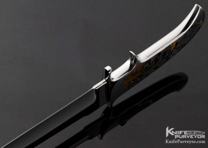 Charly Bennica Custom Knife Picasso Marble Subhilt - Image 6