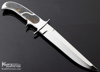 Charly Bennica Custom Knife Picasso Marble Subhilt - Image 3
