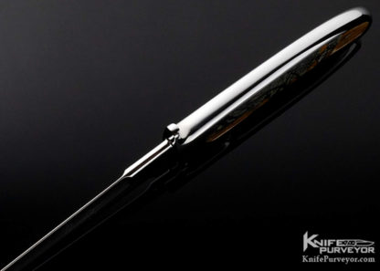 Charly Bennica Custom Knife Picasso Marble Subhilt - Image 5