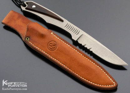 Chris Reeve Custom Knife Inyoni Fixed Blade with Desert Ironwood Accents - Image 7