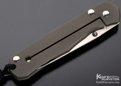 Chris Reeve Custom Knife Unique Graphic Mini Sebenza Frame Lock