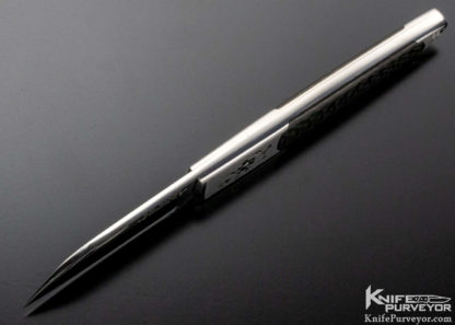Scott Sawby Custom Knife Christy George Engraved Modified Combat Utility - Image 5