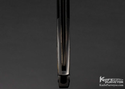 Warren Osborne Custom Knife Engraved by Christy George Lockback with Black Lip Tahitain Pearl Shell - Image 7