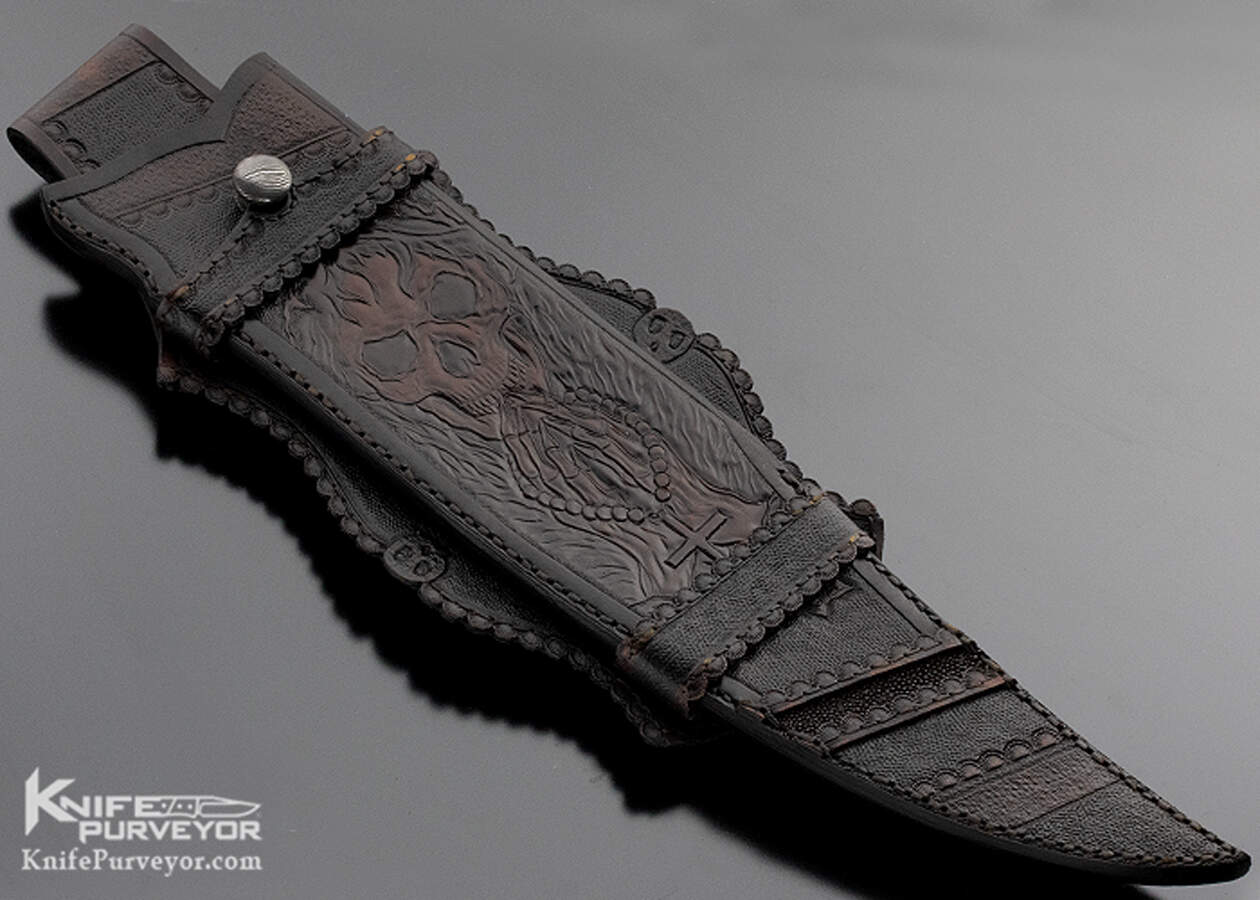 Sam Lurquin Claudio Sobral Collaboration Custom Knife Fossil 