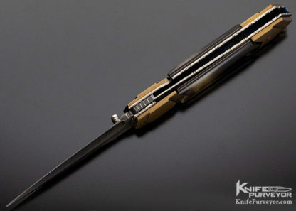 Corrie Schoeman Custom Knife "X-it"Tahitian Black Lip Pearl Dagger - Image 6