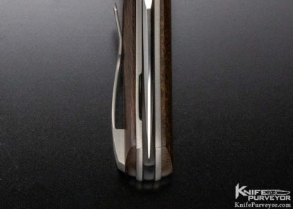 David Lespect Custom Knife Desert Ironwood "Gidgee" Flipper - Image 4