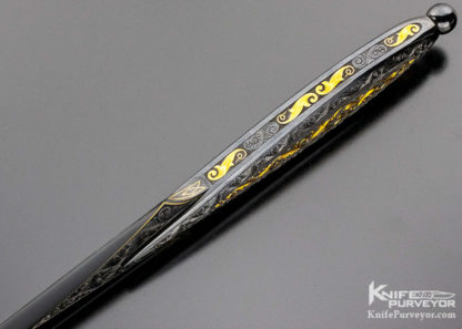 Dr. Fred Carter Custom Knife 24 Kt Gold Inlaid Dagger - Image 4