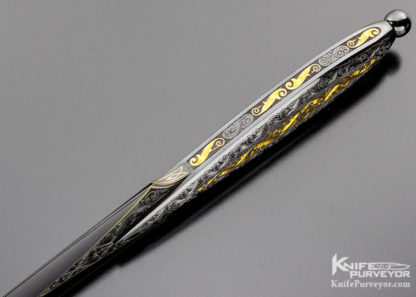 Dr. Fred Carter Custom Knife 24 Kt Gold Inlaid Dagger - Image 6