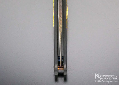 Dr. Fred Carter Custom Knives Sole Authorship Engraved Dragonfly Linerlock - Image 8