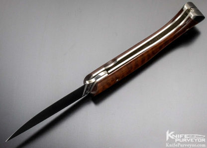 1515 Francois Ler Theirs Custom Knife Snakewood Linerlock - Image 4