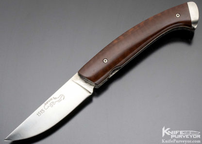 1515 Francois Ler Theirs Custom Knife Snakewood Linerlock - Image 3