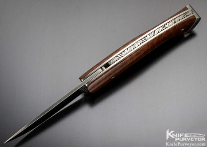 1515 Francois Ler Theirs Custom Knife Snakewood Linerlock - Image 7