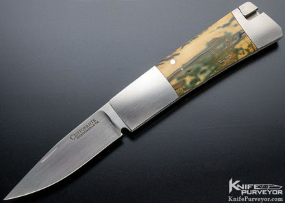 Frank Centofante Custom Knife Mammoth Tail Lock - Image 2