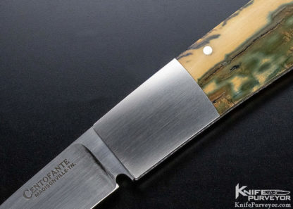 Frank Centofante Custom Knife Mammoth Tail Lock - Image 3