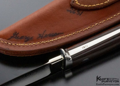 George Herron Custom Knife Drop Point Hunter - Image 7