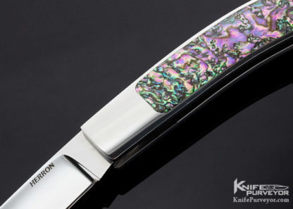 George Herron Custom Knife Abalone Slipjoint - Image 6