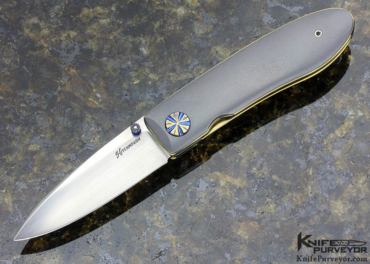 Howard Hitchmough Custom Knife Michael Walker Bullet Inspired Liner Lock 11105