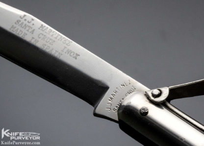 J.J. Martinez Custom Knife Stag Navaja Lever Step Lock - Image 2
