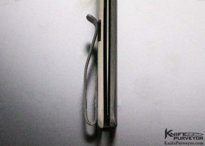 Jason Clark Custom Knife Titanium and Carbon Fiber Flipper - Image 6