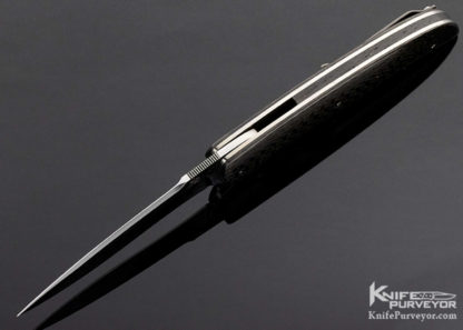 Jason Clark Custom Knife Hybrid Recurve Carbon Fiber Linerlock - Image 6