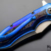 Jerry Moen Custom Knife "Panther" Mirrored Titanium and Carbon Fiber