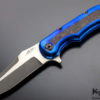 Jerry Moen Custom Knife "Panther" Mirrored Titanium and Carbon Fiber - Image 8