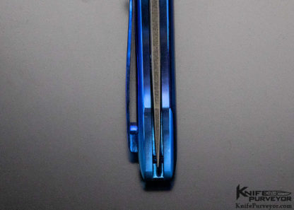 Jerry Moen Custom Knife "Panther" Mirrored Titanium and Carbon Fiber - Image 3