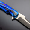 Jerry Moen Custom Knife "Panther" Mirrored Titanium and Carbon Fiber - Image 7