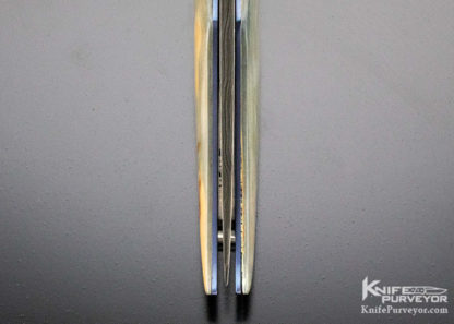 Jody Muller Custom Knife Sole Authorship Engraved and Damascus Linerlock - Image 9