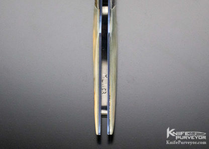 Jody Muller Custom Knife Sole Authorship Engraved and Damascus Linerlock - Image 3