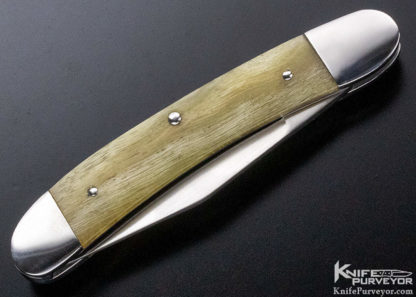 John Fraps Custom Knife Ram's Horn Slipjoint - Image 3