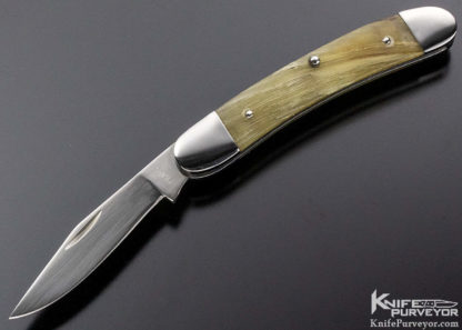 John Fraps Custom Knife Ram's Horn Slipjoint - Image 5
